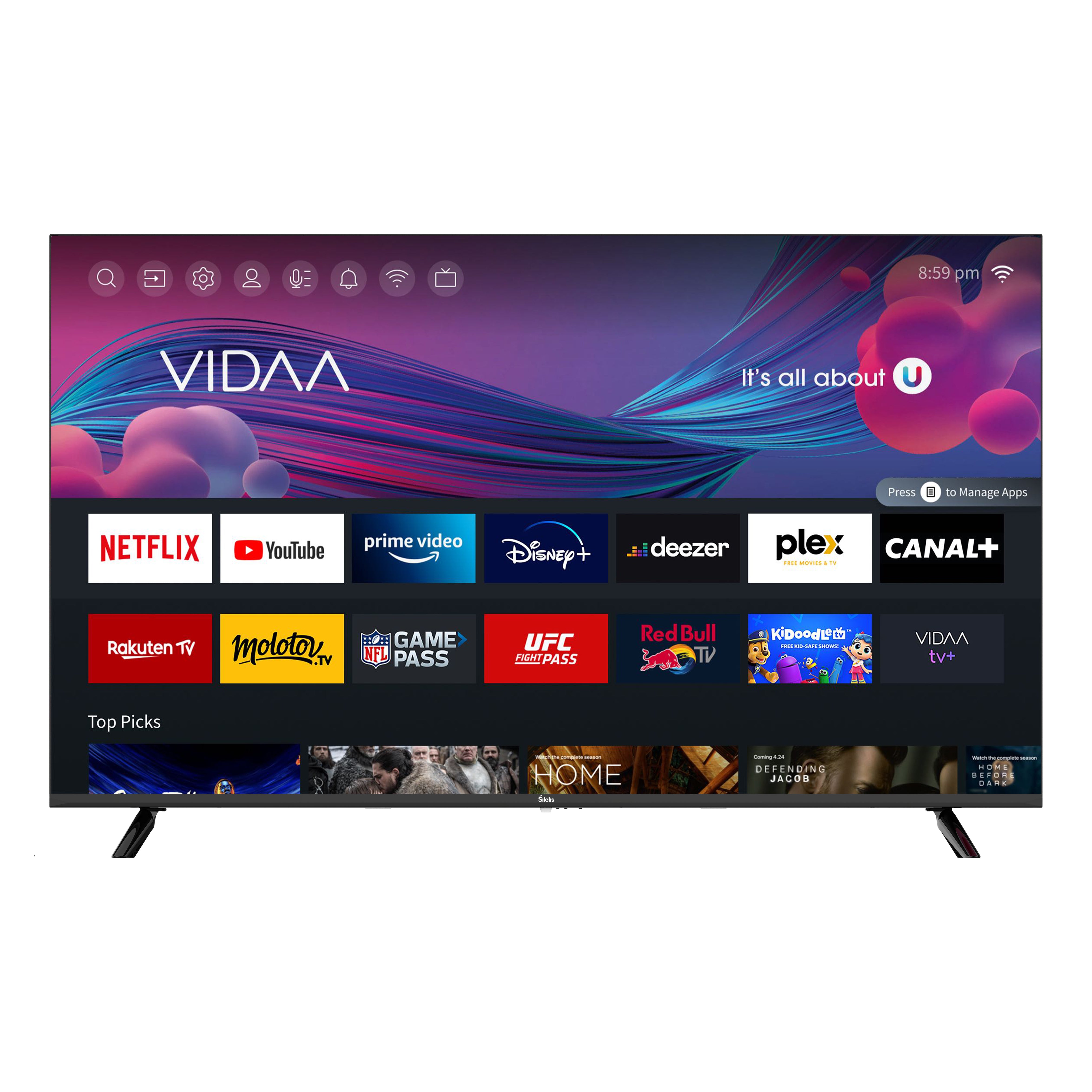 Šilelis TV-55 4K Smart TV